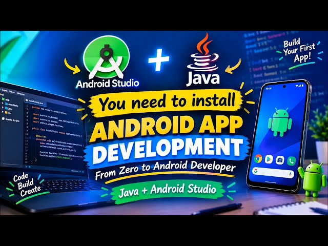 How to download and install Android Studio on Windows 10/11 with Java JDK setup in 2026