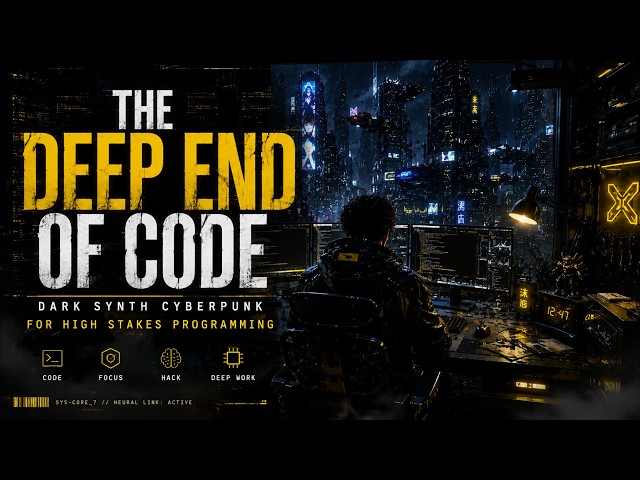 The Deep End of Code Dark Synth Cyberpunk for High Stakes Programming
