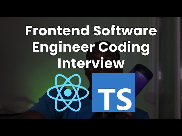 Frontend Engineer Technical Coding Interview round | React and Typescript