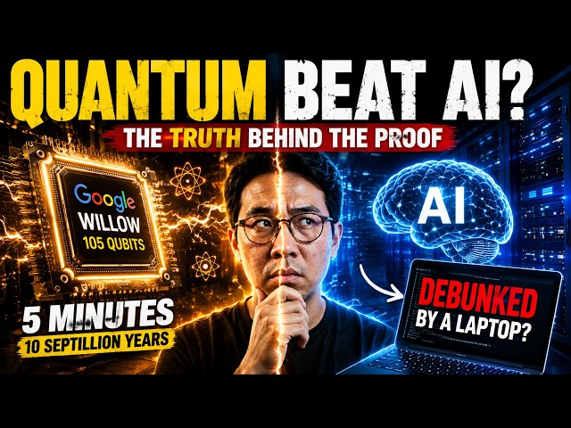 Quantum Computers Beat AI? The Evidence Says Something Stranger