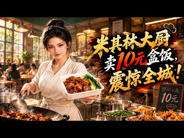 前米其林主廚接手瀕臨倒閉食堂，卻拒絕系統要求漲價走流量路線！當十元盒飯遭遇AI智能食堂，她用煙火味贏回所有人！