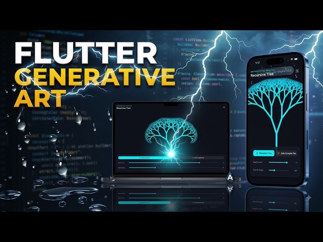 Advanced Flutter UI: Generative Art & Mathematical Fractals for SaaS #growth #socialmediagrowth