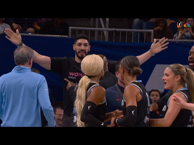 Enes Kanter EJECTED from WNBA game after getting into it with Natasha Cloud