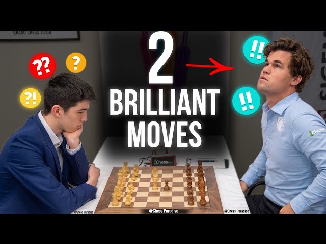 Magnus Carlsen DESTROYED Him With 2 Brilliant Moves...OPPONENT FROZE!!🥶