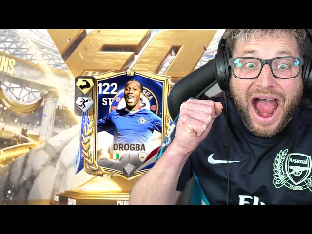 The Video Doesn't End Until I Add Max Ranked 122 OVR Champions Drogba to Our Squad! FC Mobile