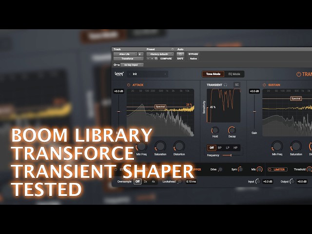 TRANSFORCE Review: BOOM Library's Transient Shaper Tested