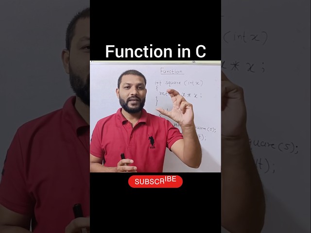 Function in c | Basics introduction about Function #function #cprogramminglanguage #clanguage