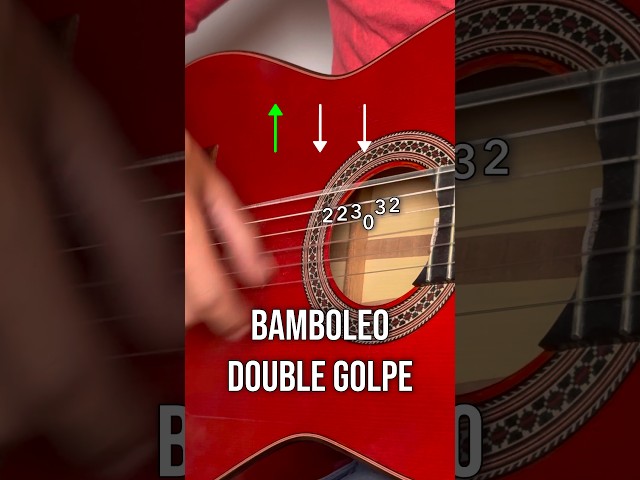 Double Golpe flamenco guitar tutorial
