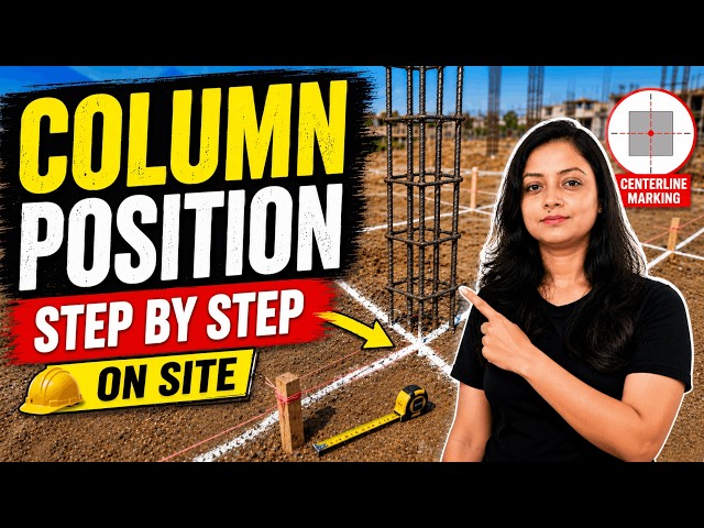 Column Centerline Marking on Site | Complete Practical Guide