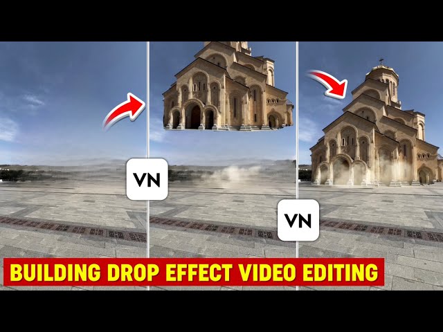 Building Drop Effect Video Editing in VN App | VN Building Drop Effect Editing | VN Building Effect