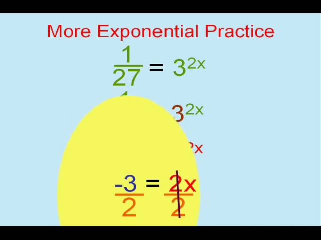 Solving Exponential Equations