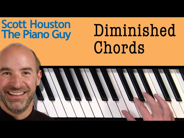 Piano Chords - Diminished Chords - How to Figure Them out on a Piano