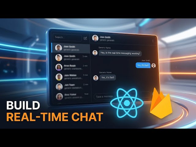 Firebase + React.js Chat App | Authentication, Firestore & Real Time Messaging