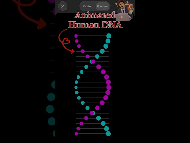 I Made This DNA Animation Using Code 💀
