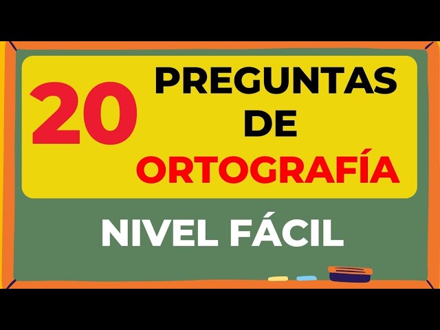 QUIZ de ORTOGRAFÍA 📝 - ¿Qué tanto sabes de ortografía? 🤔 #Testdeortografía