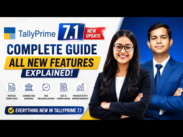 🚨TallyPrime 7.1 Update 2026 – Sabhi New Features Explained (Invoice, GST, Banking & More)