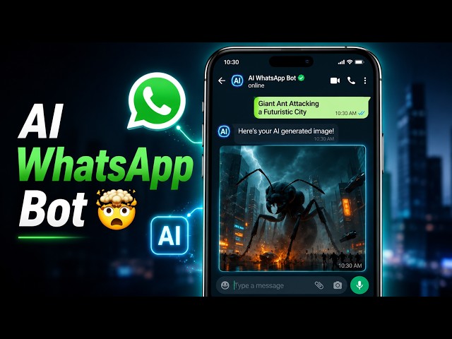 This AI WhatsApp Chatbot Can Generate Anything 🔥 🔥 🚀🚀 (Image +Text ) #aichatbot #ai 🤯🤯🎯 🎯