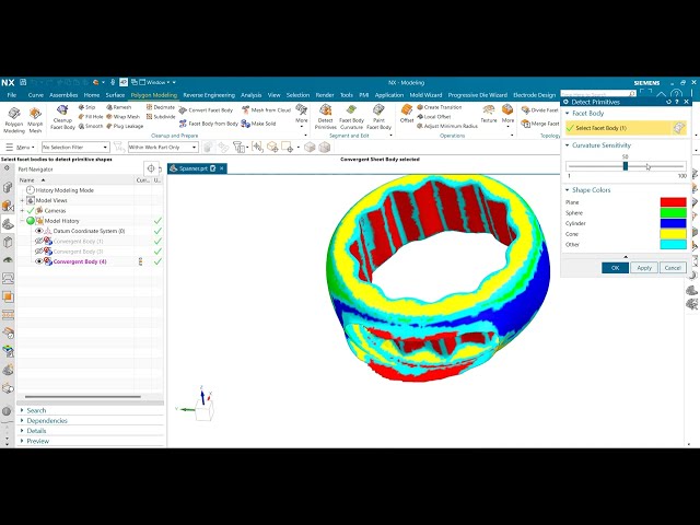 Spanner Reverse Engineering Part1 | Reverse Engineering in NX | Siemens NX |