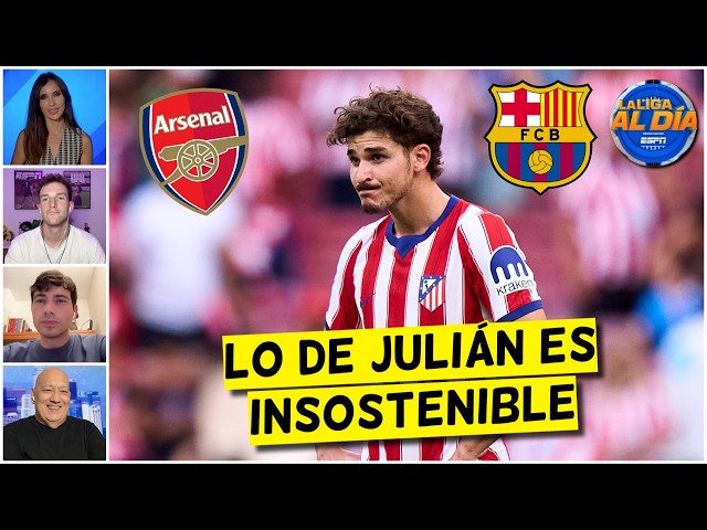 LA NOVELA de JULIÁN ÁLVAREZ va a TERMINAR con ÉL FUERA del ATLÉTICO DE MADRID | La Liga Al Día