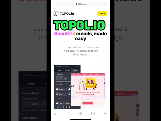 Beautiful, Responsive Emails Made Easy - Drag and Drop Email Design by Topol