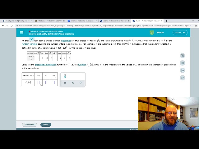 BUSAD265 Ch 6 Discrete Probability Distribution: Word Problems