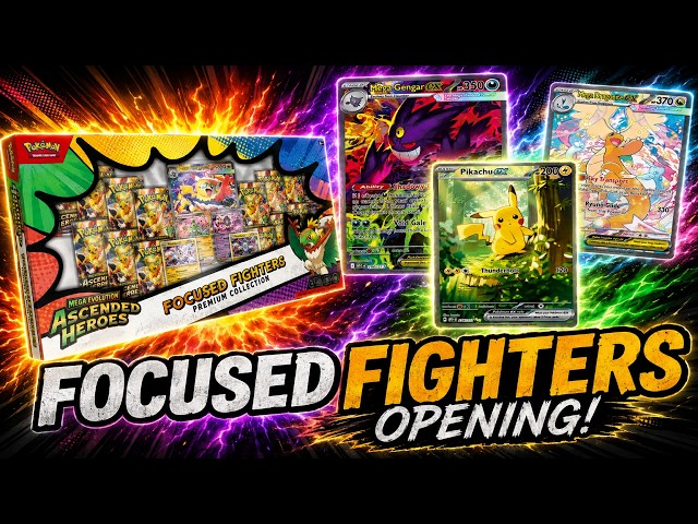 I Opened the NEW Ascended Heroes Focused Fighters Box...W or L?! 😱