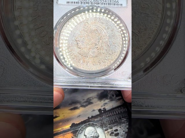 This Silver Coin Turned Orange and Purple!