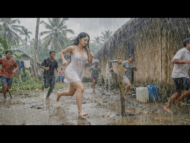 the storm that never stopped 🌧️ real rain walk in Indonesia