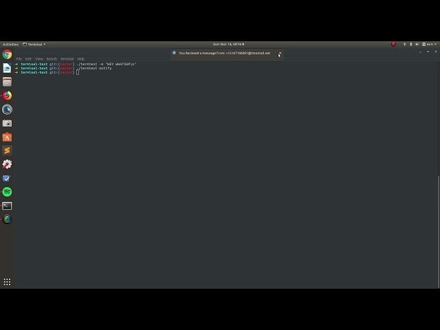 Python Terminal Texting CLI