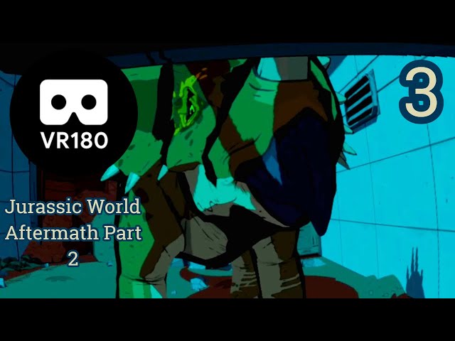 Jurassic World Aftermath Part 2_3 - QUEST 2 VR180 3D Gameplay