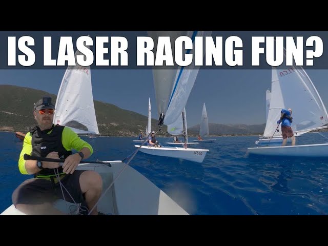 Onboard the ILCA Laser  My first race