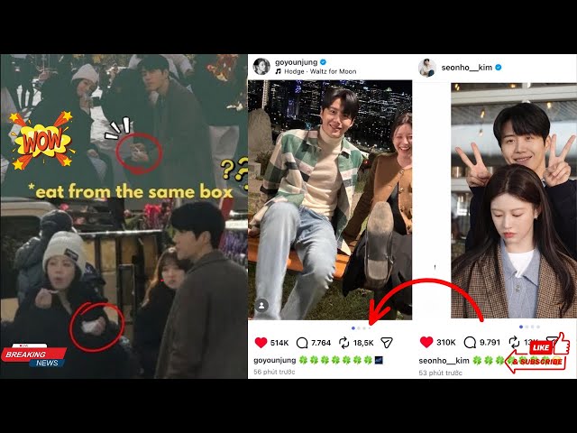 Kim Seon-Ho and Go Youn-Jung Sharing a Snack Like a Married Couple — IG Love Signals!