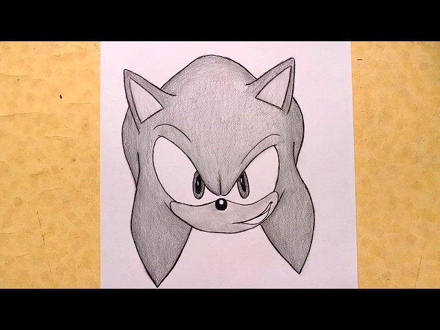 How to Draw Sonic the Hedgehog Easy Step by Step  SEGA Pencil Sketch Tutorial 🦔💙