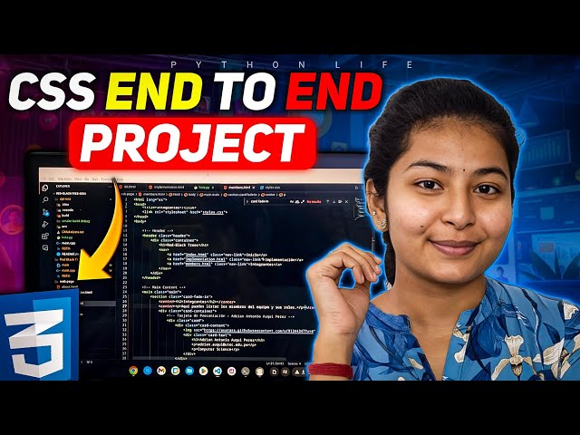 Css End to End Project | Css Project in Telugu 