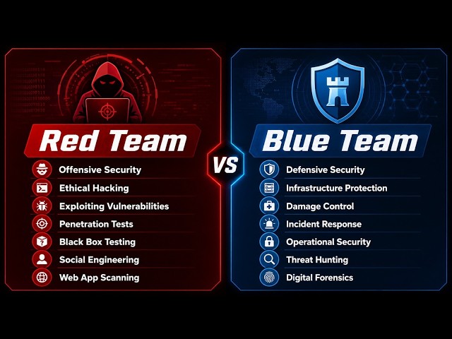 Red Team vs Blue Team vs Purple Team Explained | Cybersecurity for Beginners | Transfotech Academy