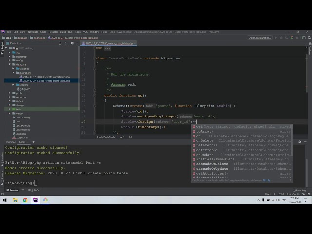 #1 - Installation and Setup (Migrations - models)