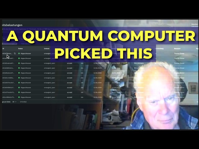 A Quantum Computer Picked a Question for Paul Werbos and he provides his question