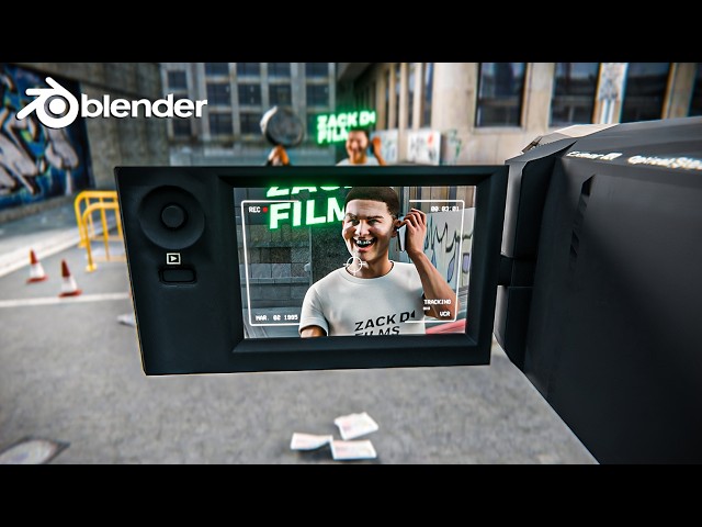 How to make a working camera screen in Blender Real time