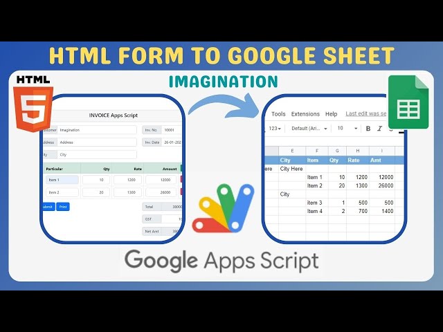 How to Submit a HTML Form to Google Sheet Using Apps Script