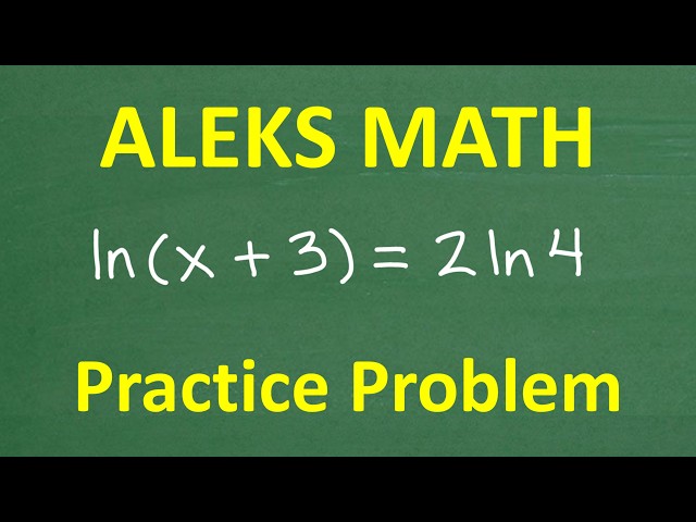 ALEKS Math – Review For The ALEKS Math Placement Exam