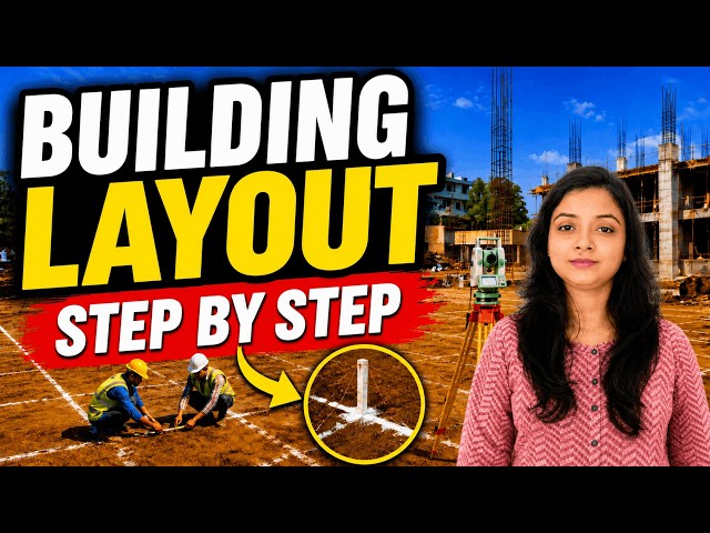 Building Layout on Site | Step-by-Step Guide for Civil Engineering Beginners