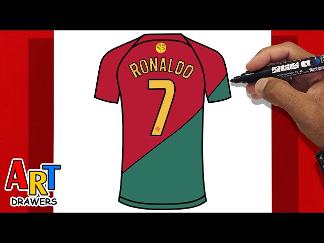 How to Draw Cristiano Ronaldo PORTUGAL | UR · Cristiano Shirt 7 | FIFA World Cup 2026