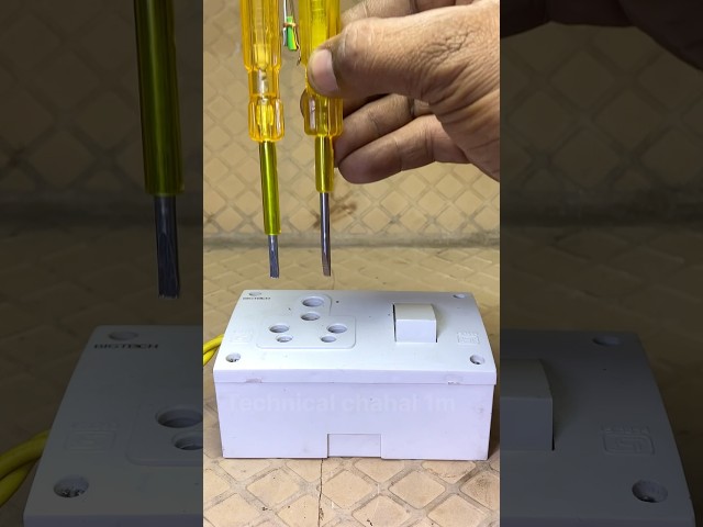 What Happened When I Connected Two Power Tools to Phase and Neutral? #experiment #electrical #shots