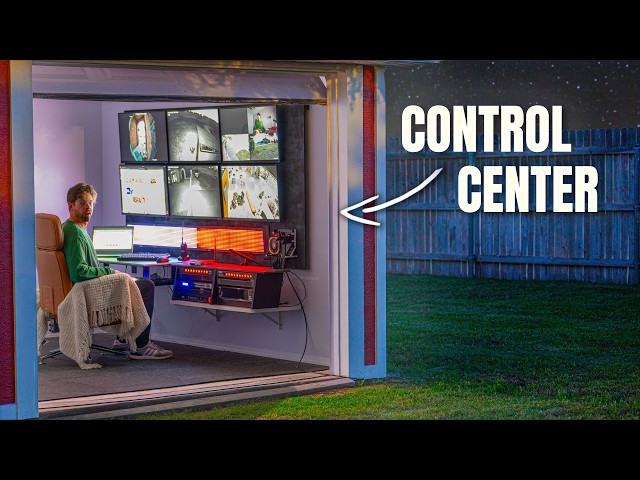I Built a Control Center in My Backyard