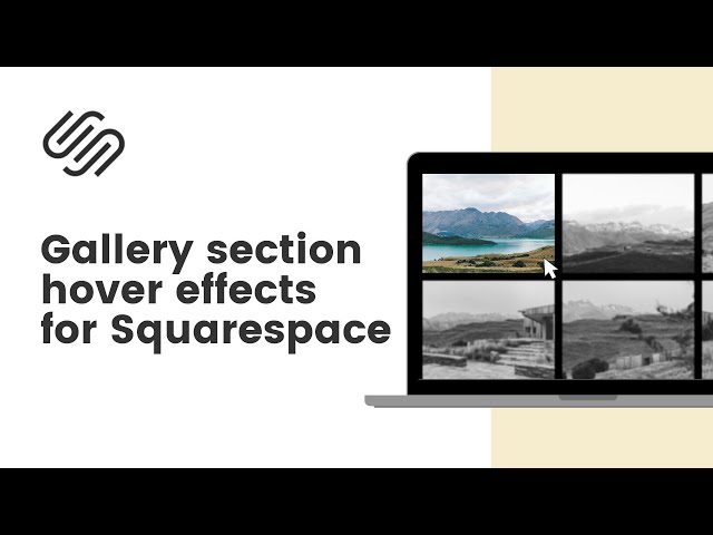 Squarespace Gallery Section Hover Effects // Gallery Image Hover Effects