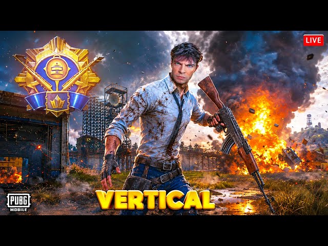 TRYHARDING BRONZE TO CONQUEROR in PUBG MOBILE DAY 12...(VERTICAL)