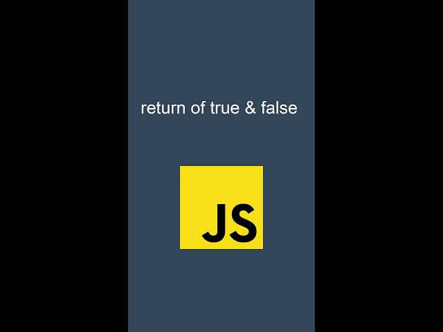 💻 JavaScript: boolean #programming #javascript #coding #shorts #tutorial