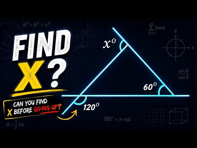 This Secret Angle Rule Makes Finding X Simple