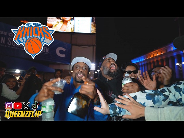 KNICKS IN F**KING 4  - NYC WENT CRAZY AFTER KNICKS WIN