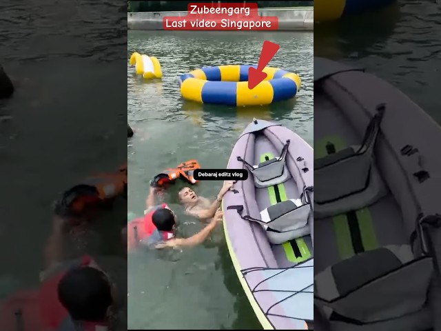 Zubeengarg last video, Singapore 😭😭//#rip #assam #viralzubeengarg￼#shortvideo